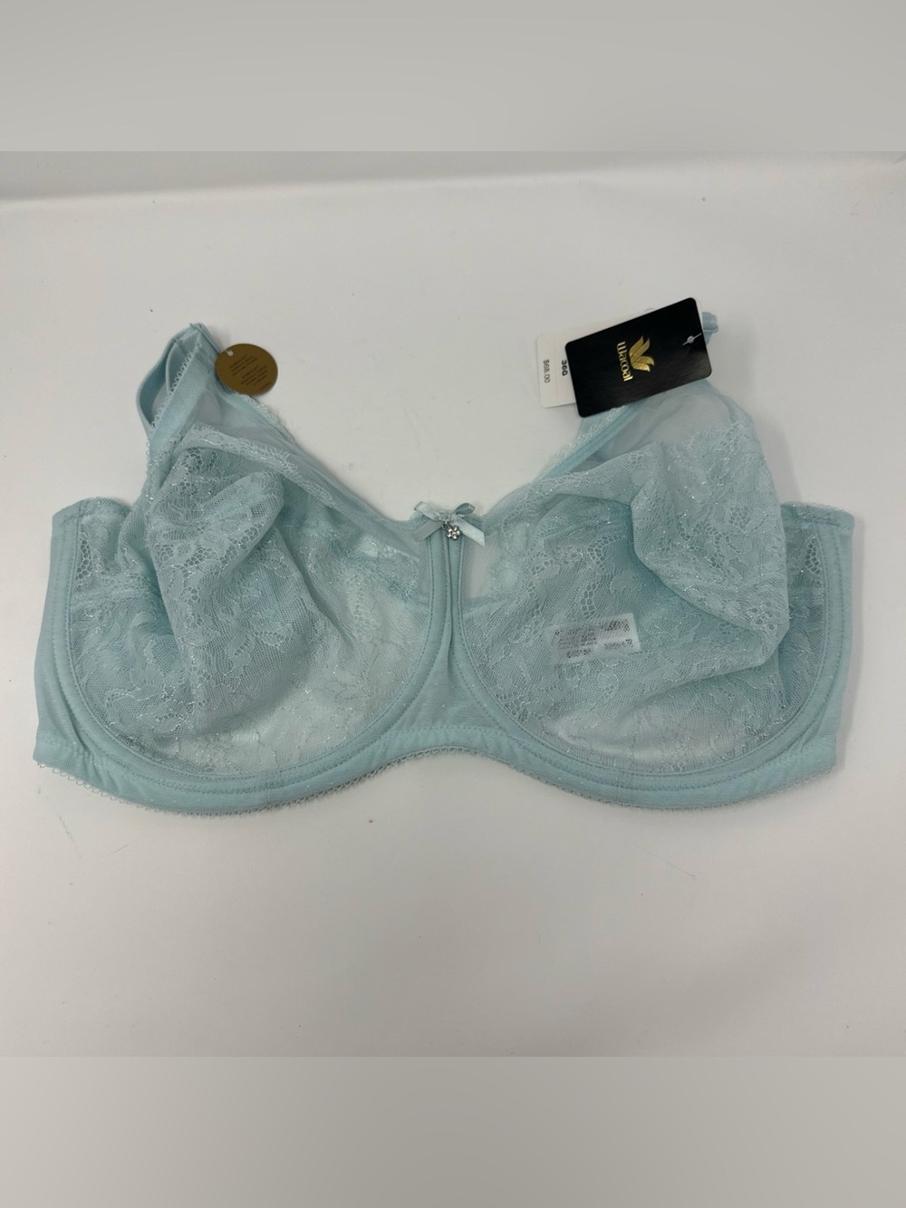 Wacoal Retro Chic Full Figure Underwire Bra Size 36G 855186 New with Tags Blue
